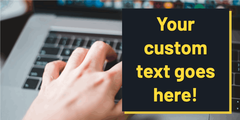 Sample Text on Image