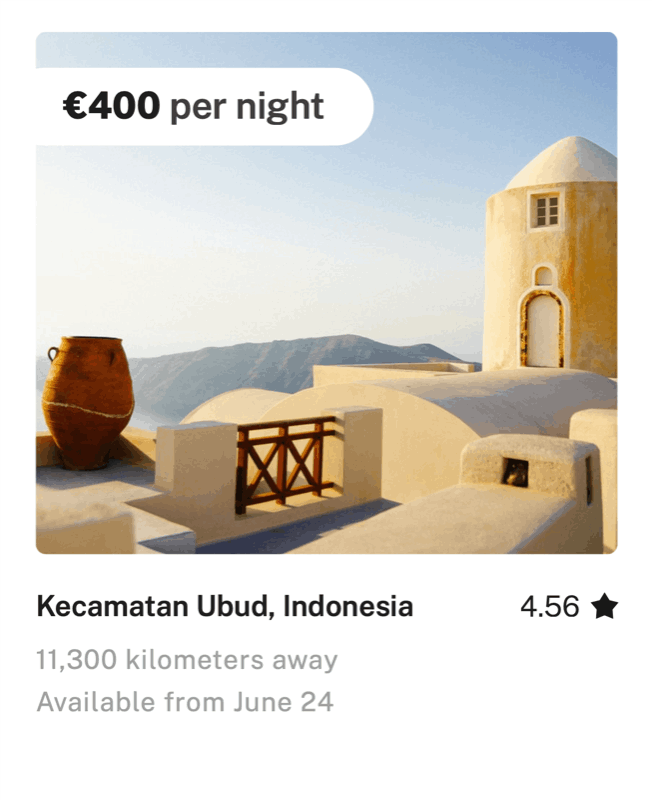 Hotel card